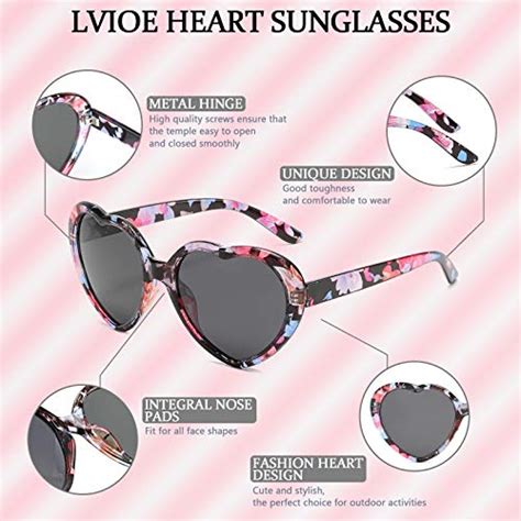 designer heart shaped sunglasses|heart shaped sunglasses polarized.